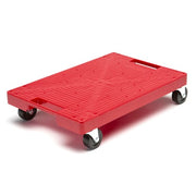 Krowne KR-4000 Rectangular Keg Dolly - 16" x 11", Plastic, Red