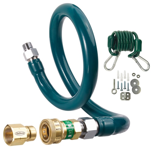 Krowne M7548K2 48" Gas Connector Kit w/ 3/4" Female/Male Couplings