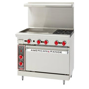 American Range AR-24G-2B 36" 2 Burner Gas Range w/ Griddle & Standard Oven, Liquid Propane