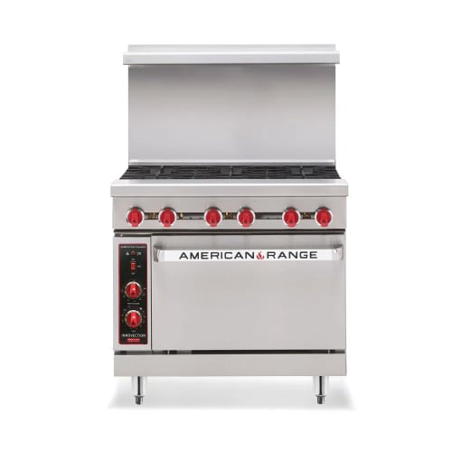 American Range AR-36G-C 36" Gas Range w/ Griddle & Convection Oven, Natural Gas