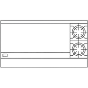 American Range AR-48G-2B-CL-126R 60" 2 Burner Gas Range w/ Griddle & (1) Standard & (1) Convection Ovens, Natural Gas