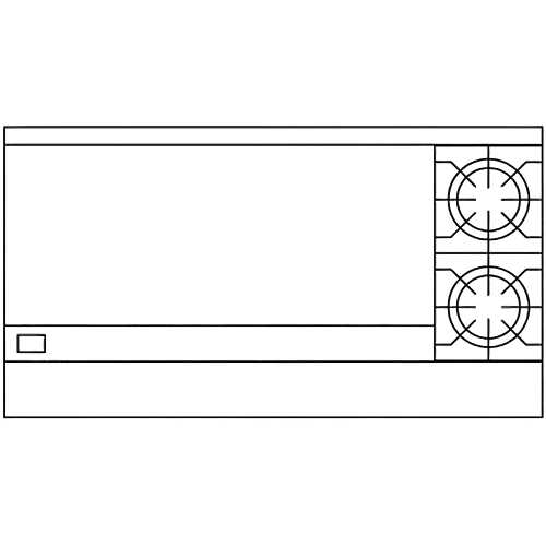 American Range AR-48G-2B-CL-126R 60" 2 Burner Gas Range w/ Griddle & (1) Standard & (1) Convection Ovens, Natural Gas