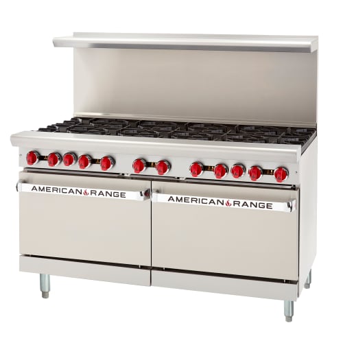 American Range AR-48G-2B-CL-126R 60" 2 Burner Gas Range w/ Griddle & (1) Standard & (1) Convection Ovens, Natural Gas