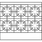 American Range AR-6-C 36" 6 Burner Gas Range w/ Convection Oven, Natural Gas