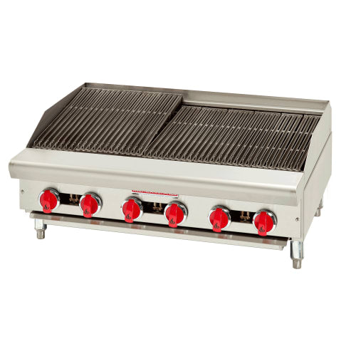 American Range ARSRB-36 36" Gas Charbroiler w/ Cast Iron Grates - Natural Gas