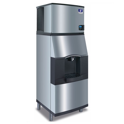 Manitowoc Ice IYT0420A/SFA192 460 lb Half Cube Ice Machine w/ Water & Ice Dispenser - 120 lb Storage, Bucket Fill, 115v