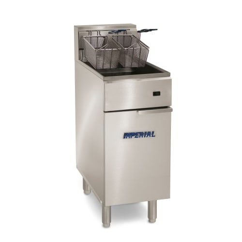 Imperial IFS-40-E Electric Fryer - (1) 40 lb Vat, Floor Model, 208v/3ph