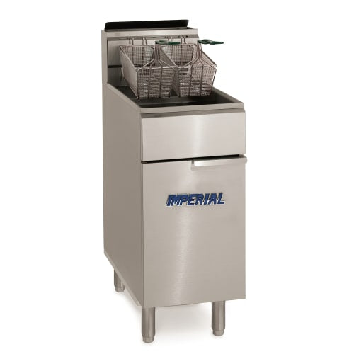 Imperial IFS-40-OP Gas Fryer - (1) 40 lb Vat, Floor Model, Liquid Propane