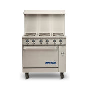 Imperial IR-6-E 36" Pro Series 6 Sealed Element Electric Range w/ Standard Oven, 208v/3ph