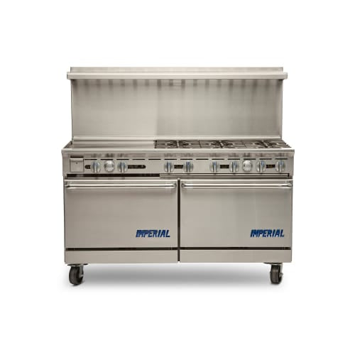 Imperial IR-6-G24T-E 60" Pro Series 6 Sealed Element Electric Range w/ Griddle, 208v/3ph
