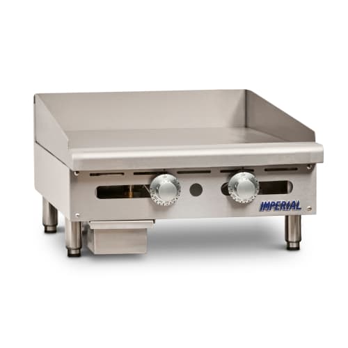 Imperial ITG-24 24" Gas Griddle w/ Thermostatic Controls - 1" Steel Plate, Natural Gas