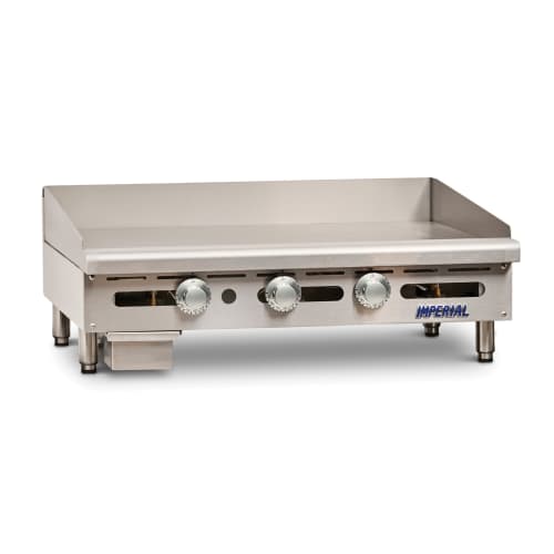 Imperial ITG-36 36" Gas Griddle w/ Thermostatic Controls - 1" Steel Plate, Natural Gas