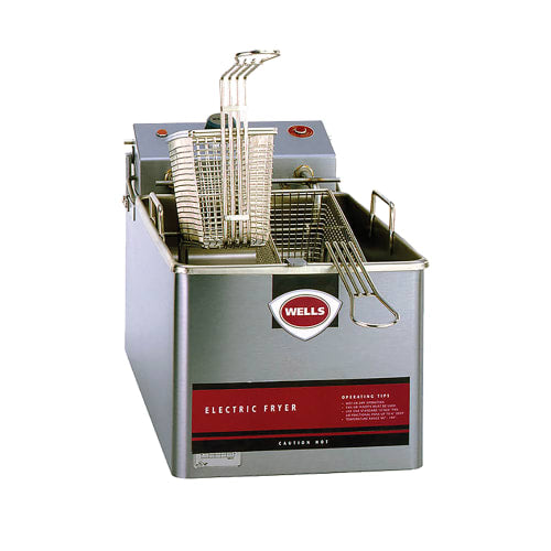 Wells LLF-14-120-QS Countertop Electric Fryer - (1) 14 lb Vat, 120v