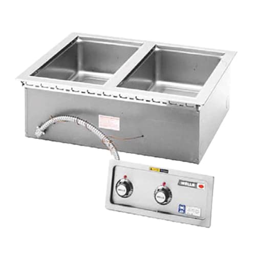Wells MOD-127TD/AF Drop-In Hot Food Well w/ (4) 1/3 Size Pan Capacity, 208-240v/1ph