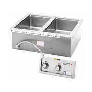 Wells MOD-200TDM-QS Drop-In Hot Food Well w/ (2) Full Size Pan Capacity, 208 240v/60/1ph