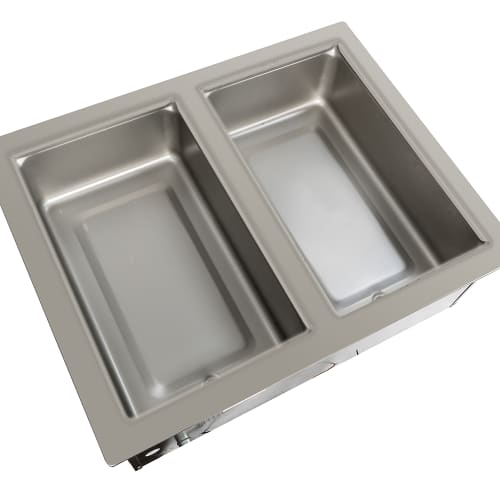 Wells MOD-200TDM-QS Drop-In Hot Food Well w/ (2) Full Size Pan Capacity, 208 240v/60/1ph