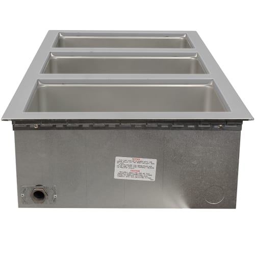 Wells MOD-300TDM-QS Drop-In Hot Food Well w/ (3) Full Size Pan Capacity, 208 240v/1ph