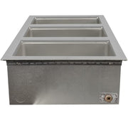 Wells MOD-300TDM-QS Drop-In Hot Food Well w/ (3) Full Size Pan Capacity, 208 240v/1ph