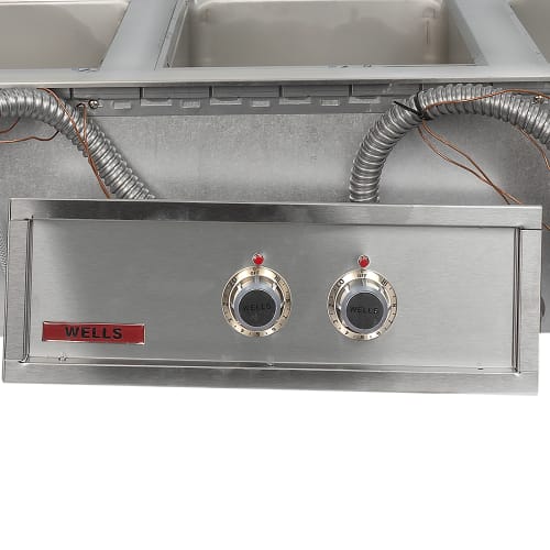 Wells MOD-400TDM/AF Drop-In Hot Food Well w/ (4) Full Size Pan Capacity, 208-240v