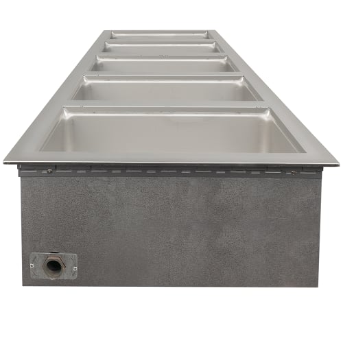 Wells MOD-500TDM Drop-In Hot Food Well w/ (5) Full Size Pan Capacity, 208-240v