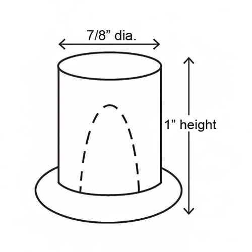 Hoshizaki AM-50BAJ-AD 14 7/8"W Top Hat Undercounter Ice Machine - 55 lbs/day, Air Cooled, ADA, Gravity Drain, 115v