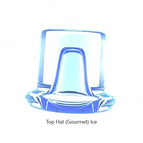 Hoshizaki AM-50BAK-ADDS 14 7/8"W Top Hat Undercounter Ice Machine - 54 lbs/day, Air Cooled, ADA, Gravity Drain, 115v