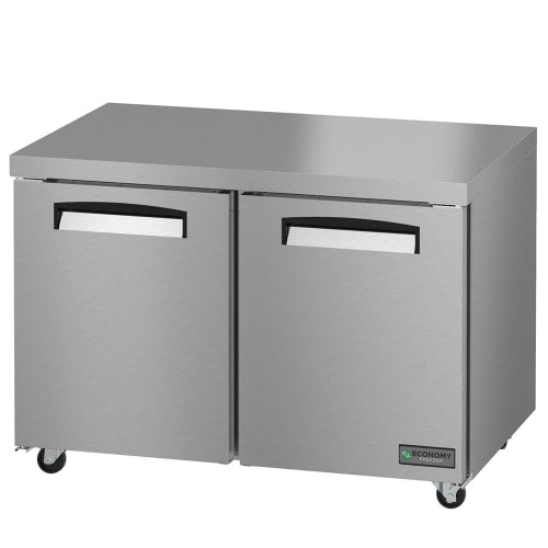 Hoshizaki EUF48A 47 3/4" Undercounter Freezer w/ (2) Sections & (2) Doors, 115v