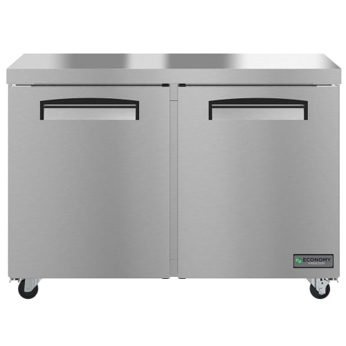 Hoshizaki EUF48A 47 3/4" Undercounter Freezer w/ (2) Sections & (2) Doors, 115v