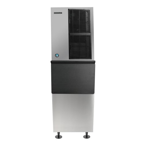Hoshizaki KM-350MAJ/B-300SF 489 lb Slim-Line Crescent Cube Ice Machine w/ Bin - 300 lb Storage, Air Cooled, 115v