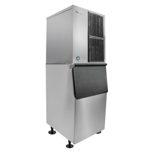 Hoshizaki KM-350MAJ/B-300SF 489 lb Slim-Line Crescent Cube Ice Machine w/ Bin - 300 lb Storage, Air Cooled, 115v