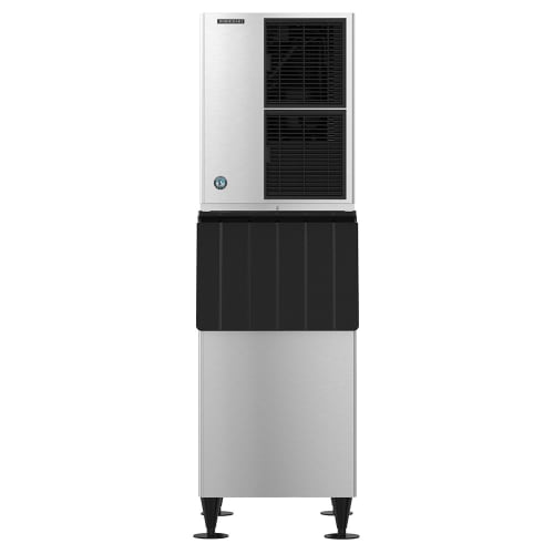 Hoshizaki KM-520MAJ/B-300SF 556 lb Slim-Line Crescent Cube Ice Machine w/ Bin - 300 lb Storage, Air Cooled, 115v