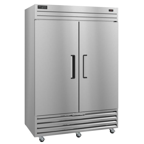 Hoshizaki VR2A-FS 54 5/16" Valiance® Two Section Reach In Refrigerator, (2) Left/Right Hinge Solid Doors, 115v