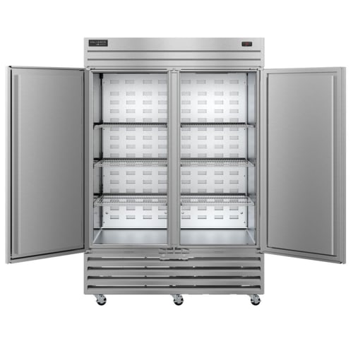 Hoshizaki VR2A-FS 54 5/16" Valiance® Two Section Reach In Refrigerator, (2) Left/Right Hinge Solid Doors, 115v