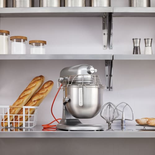KitchenAid Commercial KSM8990CU 8 qt Planetary Mixer - Countertop, Contour Silver, 1 1/3 hp, 120v