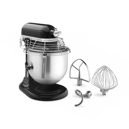 KitchenAid Commercial KSMC895OB 8 qt KitchenAid® Planetary Mixer -  Countertop, Onyx Black, 1 1/3 hp, 120v