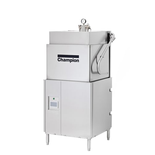 Champion DH-6000-BOOSTER Genesis High Temp Door Type Dishwasher w/ 60 Racks/hr Capacity, Built-in Booster, 208-240v/3ph