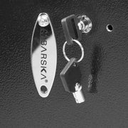 Barska 0.52 cu ft Biometric Wall Safe w/ Fingerprint Lock - Steel, Black (AX13034)