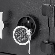Barska Locker Depository Safe w/ Keypad Lock - (2) Compartments, Steel, Black (AX13312)