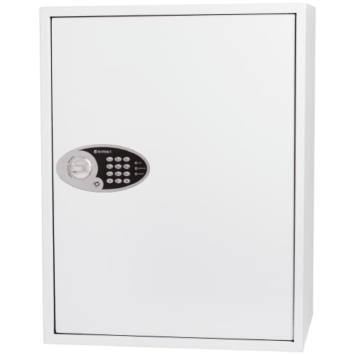 Barska 736 Key Cabinet w/ Keypad Lock - Steel, White (AX13500)