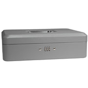 Barska Cash Box w/ Combination Lock - (5) Compartment Tray, Steel, Gray (CB11788)