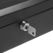 Barska Cash Box w/ Key Lock - (3) Compartment Tray, Steel, Black (CB11830)