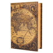 Barska Antique Map Lock Box w/ Key Lock - 7"W x 10 3/4"H, Steel (CB12480)