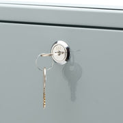 Barska Multi Purpose Drop Box w/ Key Lock - 11 1/2"W x 3 1/2"D x 13"H, Steel, Gray (CB12712)