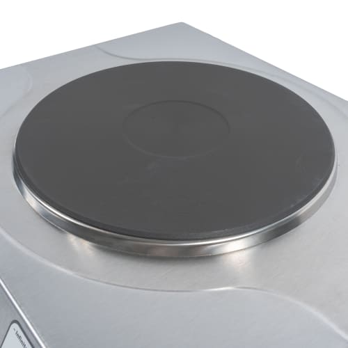Cadco LKR-220 15" Electric Hotplate w/ (1) Burner & Infinite Controls, 220v/1ph