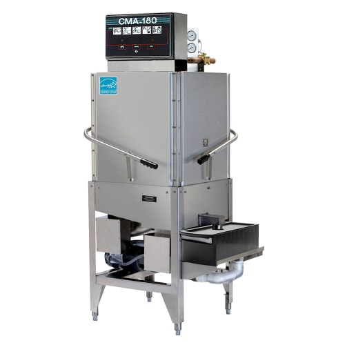 CMA Dishmachines CMA-180TCB High Temp Door Type Dishwasher w/ 60 Racks/hr Capacity, Built-in Booster, 240v/1ph