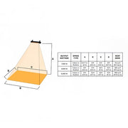 Big Ass Fans BAFCF60240B 42" Ceiling Mount Indoor/Outdoor Electric Infrared Heater - 6000 watt, 240v