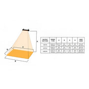 Big Ass Fans BAFDS32240B 70" Ceiling Mount Indoor/Outdoor Electric Infrared Heater - 3200 watt, 240v