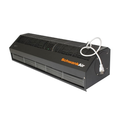 Schwank AC-1048-12-BK 48" Unheated Air Curtain - (2) Speeds, Black, 120v/1ph