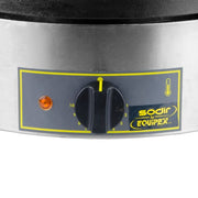 Equipex 400FE 15 3/4" Single Crepe Maker w/ Cast Iron Plate, 240v/1ph