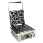 Equipex GES23/1 Single Specialty Waffle Maker w/ Cast Iron Grids, 1750W